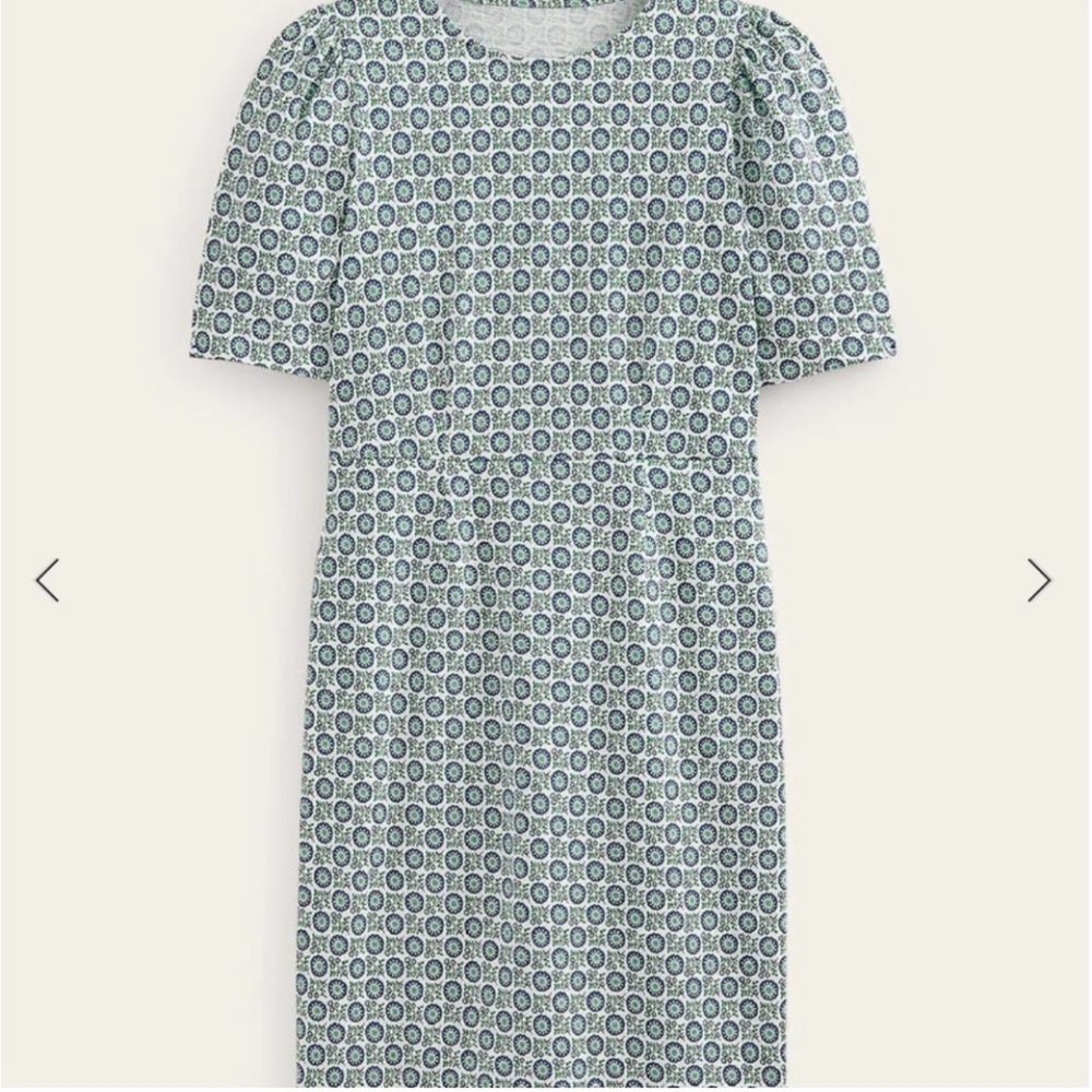 Boden crew neck jersey dress - Picture 5 of 6